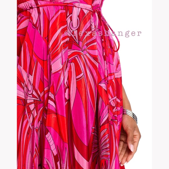 NWT Farm Rio Endless Summer V Neck Midi Dress S Small - Picture 11 of 16